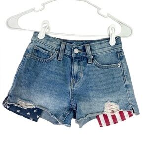 Old Navy Red and Blue Shorts Casual Summer Style